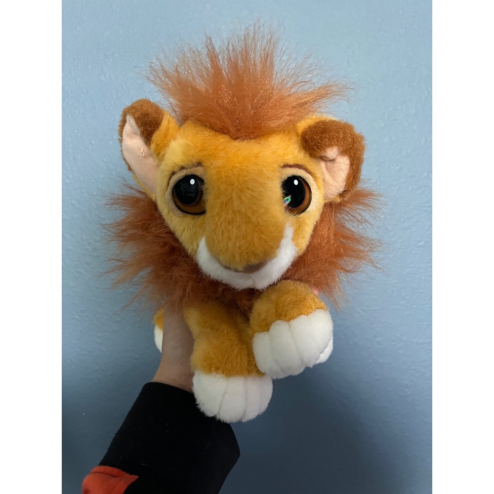 Disney The Lion King Simba Plush Stuffed Animal Orange Mane Authentic Disney